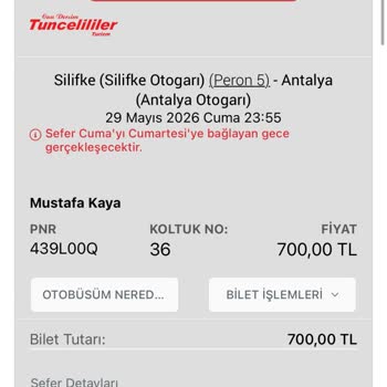 Otobüs Gecikmesi Ve Bilgilendirme Eksikliği Nedeniyle Sınava Yetişemedim, Ücret İadesi Talebi