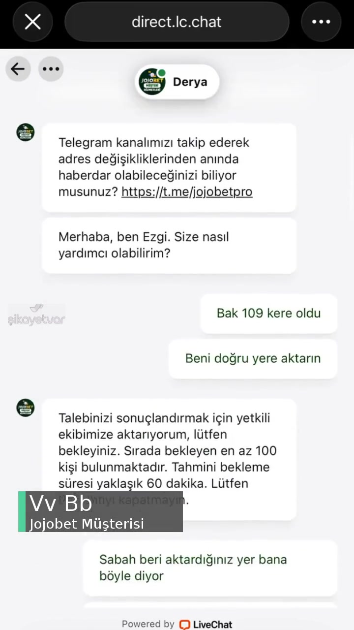 Jojobet Hesabımın Kısıtını Açmıyor videonun kapak resmi