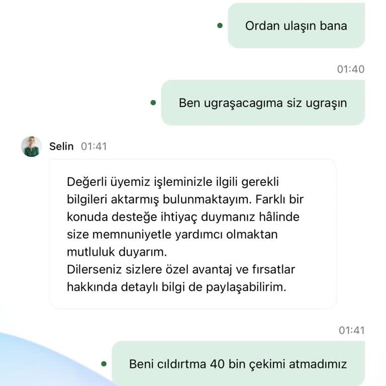 Baywin'den 40 Bin TL Çekim Talebinin Gecikmesi Ve Çözüm İsteği