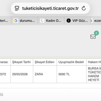 Zara'nın İade Ürünlerini Tanımaması Ve 5.659 TL İade Reddine Şikayet