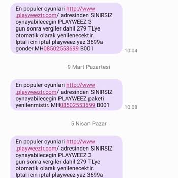 Türk Telekom'dan Haksız Mobil Ödeme Ücretlerinin İadesi Ve Yetkisiz Aboneliklerin Önlenmesi Talebi