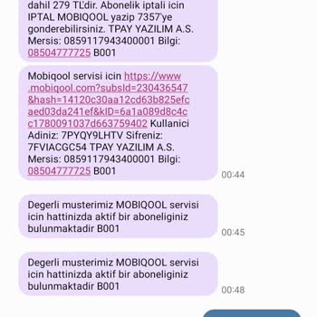 Türk Telekom'dan Haksız Mobil Ödeme Ücretlerinin İadesi Ve Yetkisiz Aboneliklerin Önlenmesi Talebi