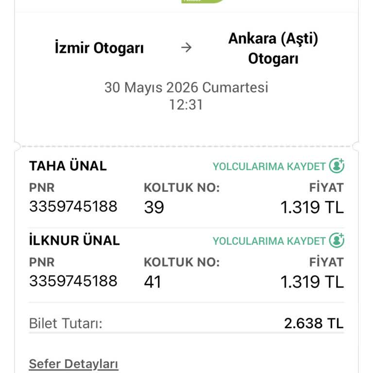 Obilet’te Tek İşlem İçin Çifte Çekim Ve İade Talebi