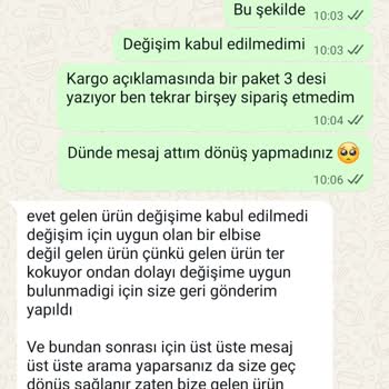 Renk Uyumsuzluğu Ve Haksız Ter Kokulu İddiası: Değişim Talebi
