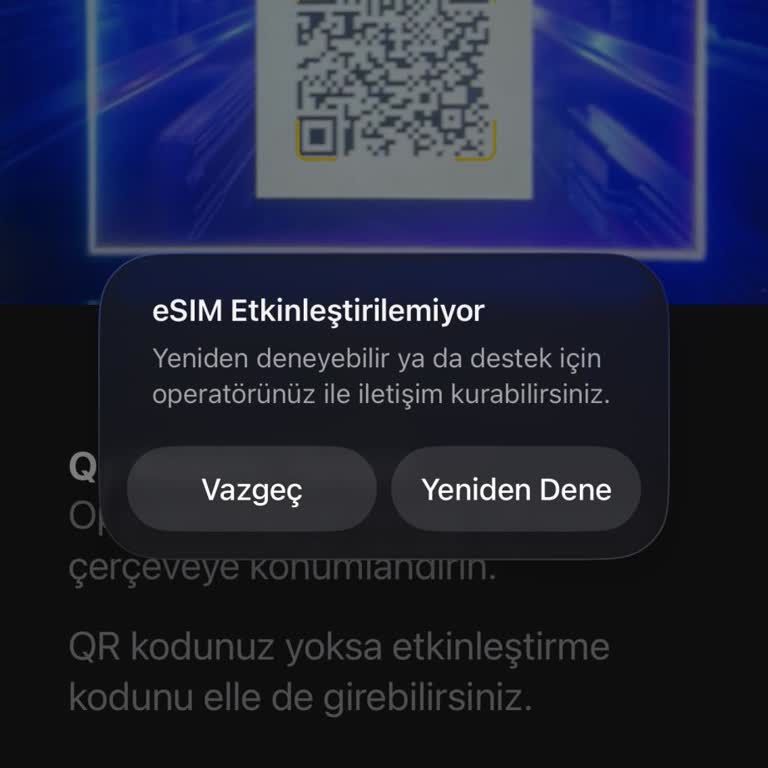 Türkcell ESIM Aktifleştirme Sorunu Hattımın Günlerce Kapalı Kalmasına Neden Oldu