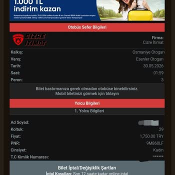 Koltuğumun Habersiz Değiştirilmesi Ve Saygısız Muavin Tutumu