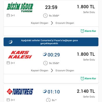 İptal Edilen Kayseri Erzurum Seferi Ve 2000 TL İadesi İçin Acil Çözüm