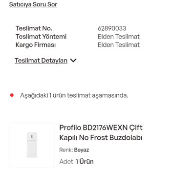 İdefix’te Buzdolabı Teslimi Gecikti, Satıcı Ve Destek İletişimsiz