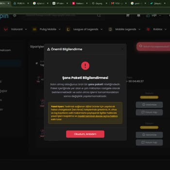 Hesappin.com Üzerinden Aldığım Ürün Şans Paketi Olarak Yanıltıldı Ve Teslim Edilmedi