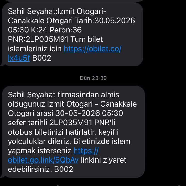 Sahil Seyahat Gecikmesi Ve Çelişkili Bilgilendirme, Personel Saygısız Tutumu Ve Haksız Bilet Ücreti