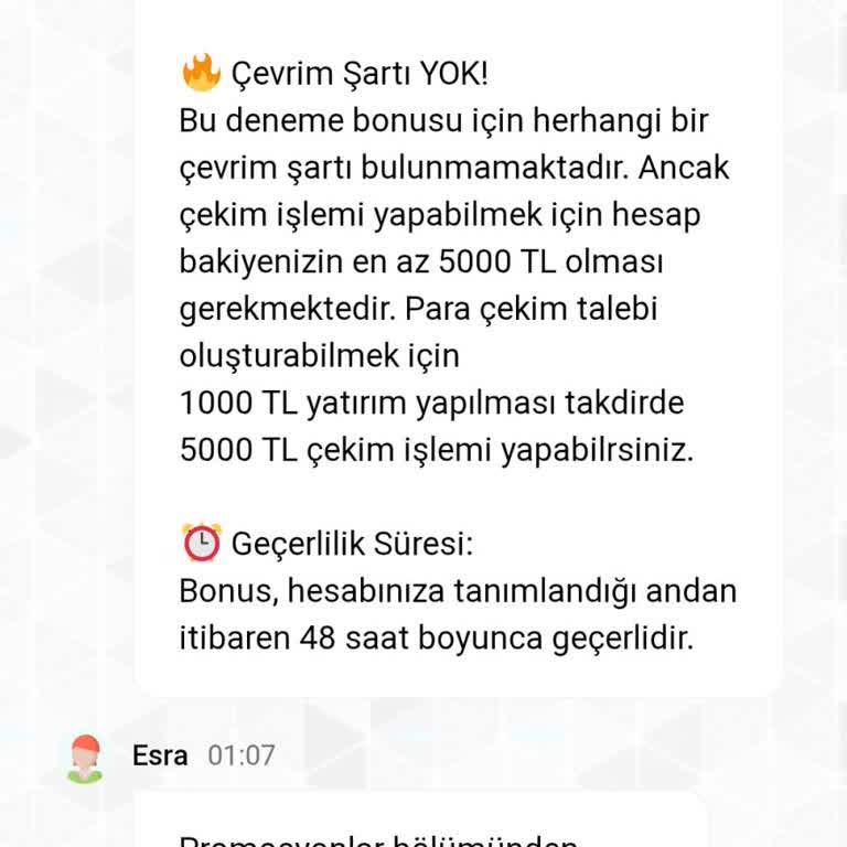Deneme Bonusu Sonrası Kazancım Ödenmedi Ve Ekstra Para Talep Edildi
