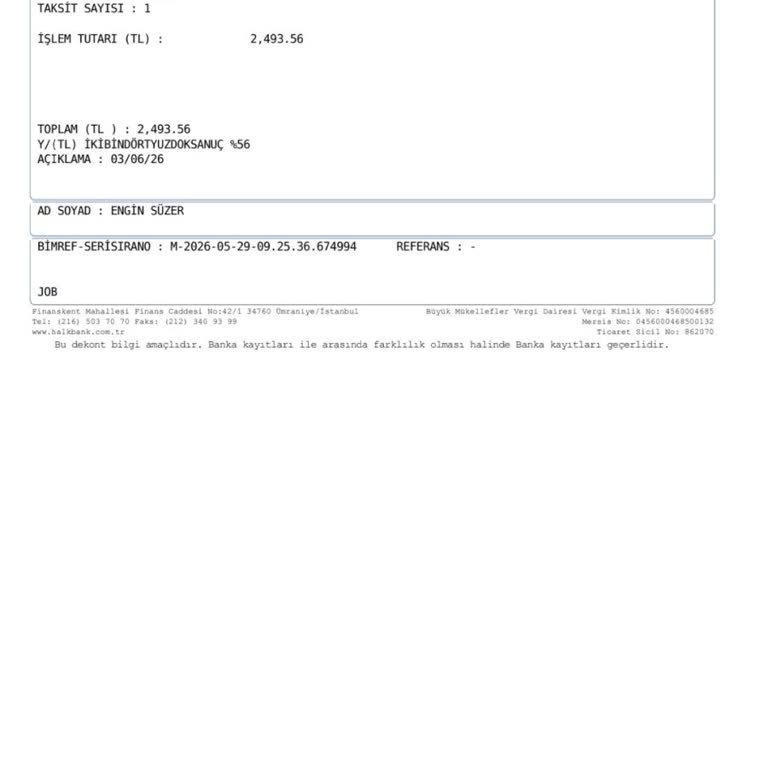 Halkbank'tan Onaysız DASK Poliçesi Kesilerek Hesabım Eksi Bakiyeye Düşürüldü