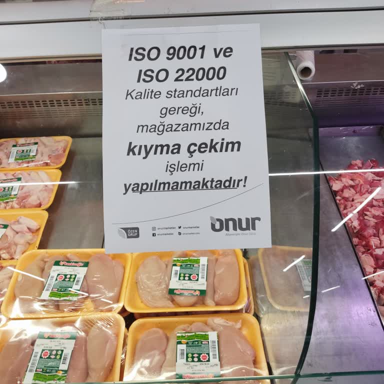 Onur Market Kıyma Çekme Talebi Gıda Güvenliği Nedeniyle Karşılanmadı
