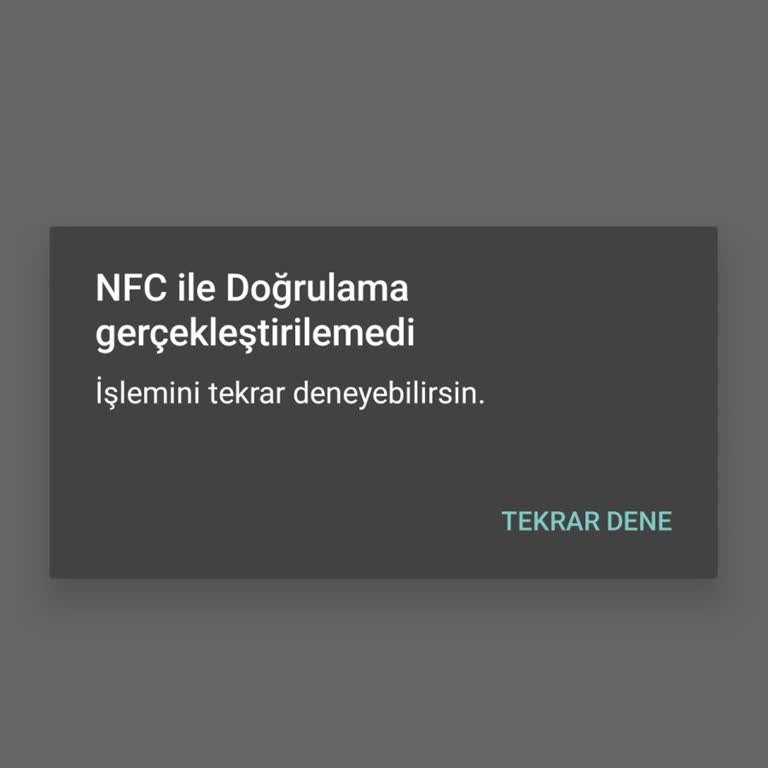 Iyzico NFS Doğrulama Hatası Hesabım Doğrulanamadı