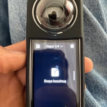 Insta360 X5 Kamerada Uzun Çekim Sonrası Kayıt Başlamıyor Ve Dosya Bozukluğu Hatası