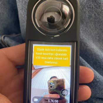 Insta360 X5 Kamerada Uzun Çekim Sonrası Kayıt Başlamıyor Ve Dosya Bozukluğu Hatası