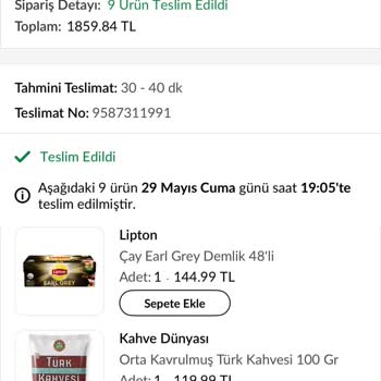 Sizin Hipermarket Yanlış Ürün Gönderdi