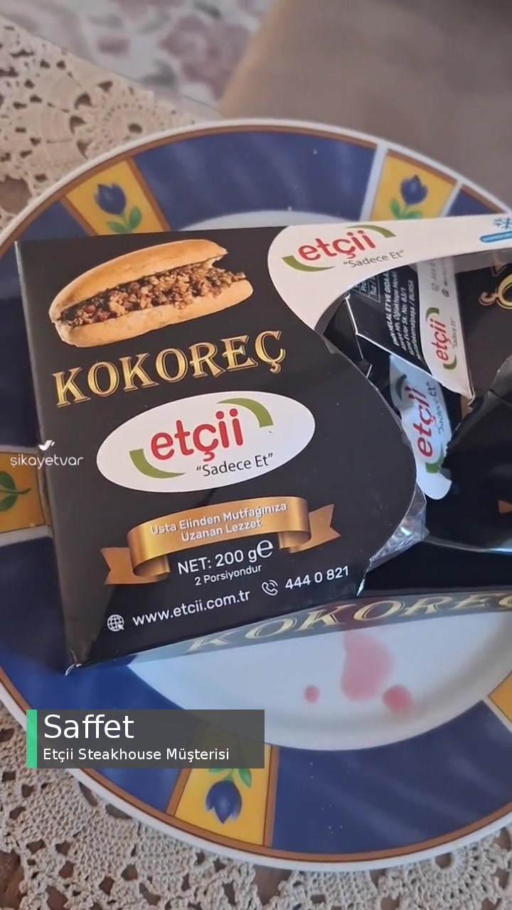 Etçii Steakhouse Üründen Memnuniyetsizlik videonun kapak resmi