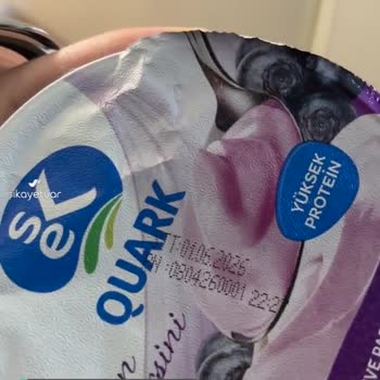 Sek Quark Yaban Mersinli Yoğurtta Küf Sorunu