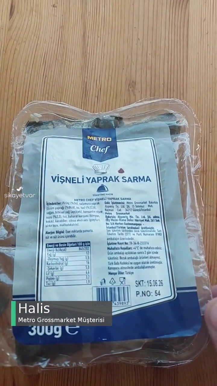 Metro Grossmarket Mağduriyeti! videonun kapak resmi