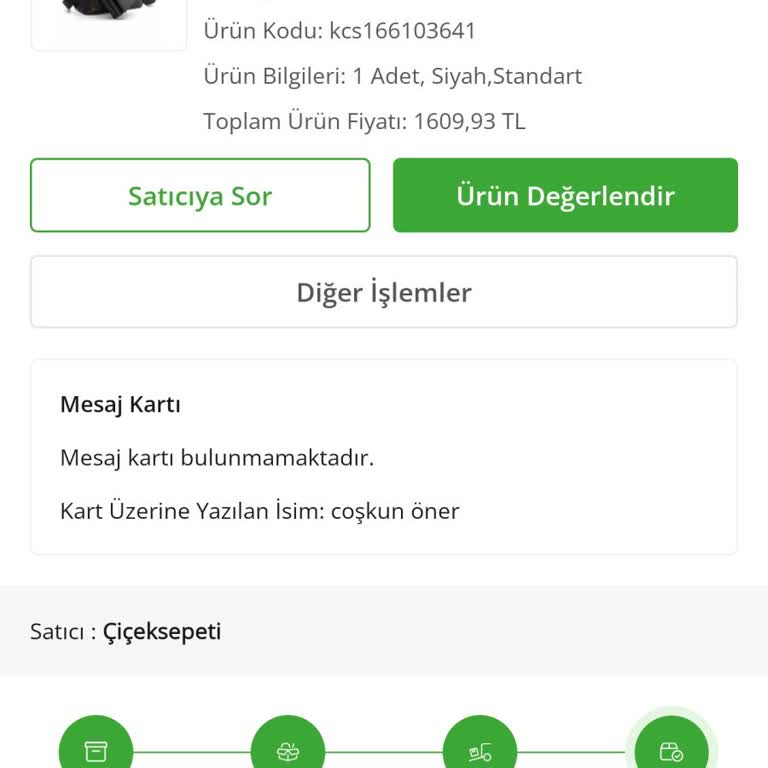 Trendkef Teslim Edildi Görünen Kadın Çantası Elime Ulaşmadı Ve İade Talebi