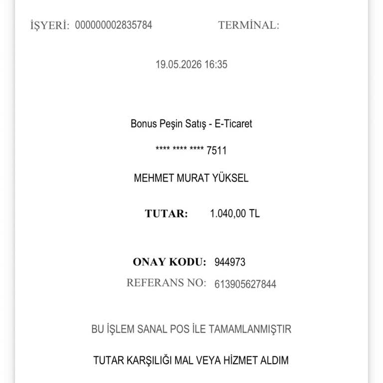 Tıkla Gelsin'de Ödediğim 1040 TL Teslim Edilmeyen Sipariş Ve İade Sorunu