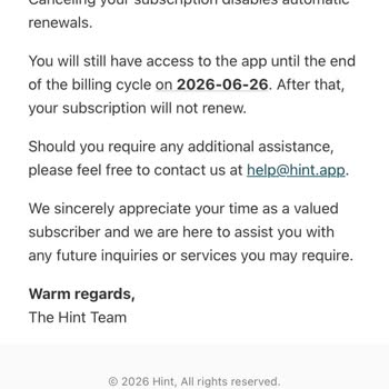 Unauthorised Hint Transaction - Refund Request