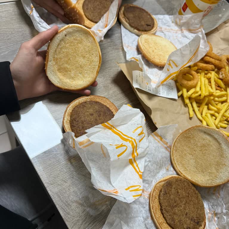 Köfteburger Menüde Marul, Sos Ve Çedar Eksik