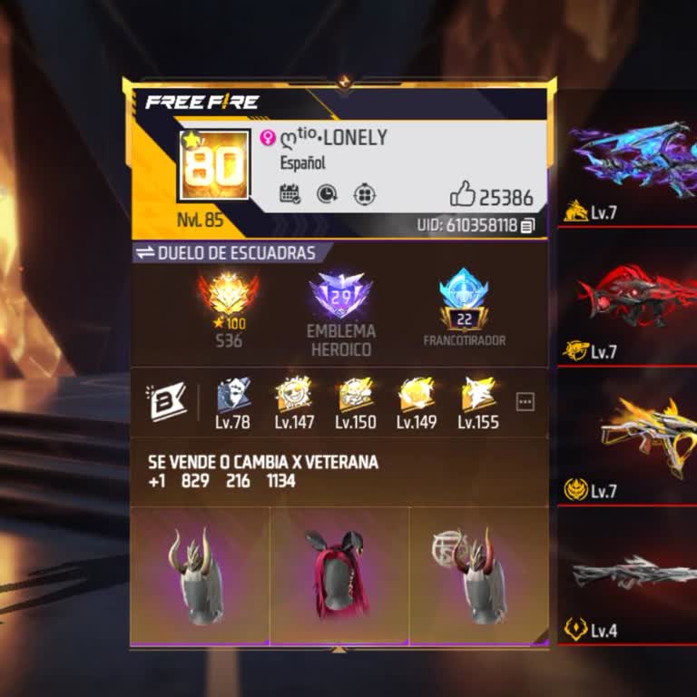 Cuenta de Garena Free Fire hackeada, solicito recuperación del acceso