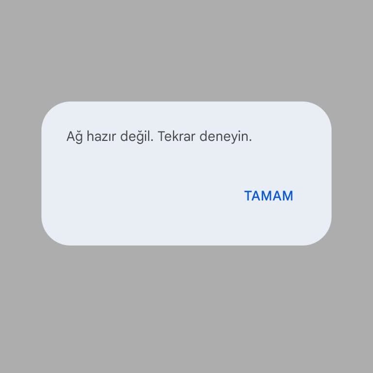 Vodafone Yanımda Girişte Ağ Bağlantısı Hatası Ve 7000 SMS Gönderilemiyor