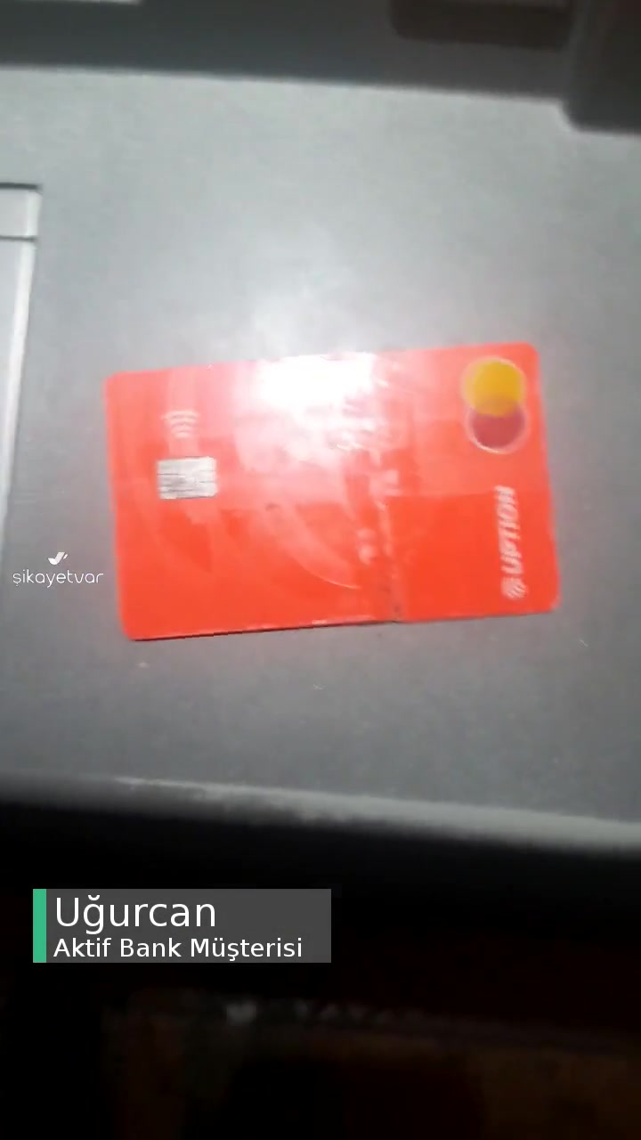 Aktif Bank Hesabımdan Ne Nakit Çekebiliyor, Ne De Alıveriş Yapabiliyorum! videonun kapak resmi