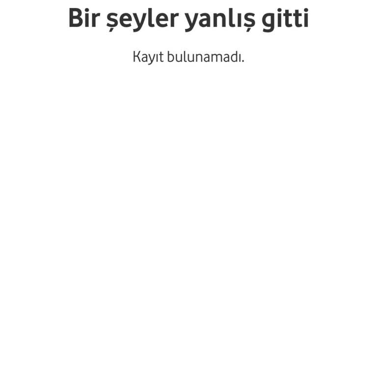 Red Sınırsız Tarife Değişikliği Sonrası 750 TL Vodafone Pay Kodu Tanımlanmadı