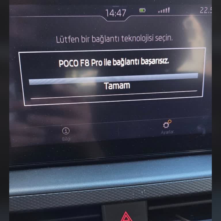 Skoda Kamiq Elite’de Kablosuz Android Auto Bağlantı Sorunu Sürekli Tekrarlıyor