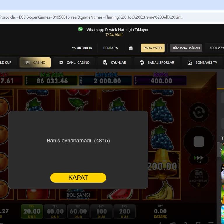 Bonus Alımının Tek Taraflı Engellenmesi Sonbahis553'te Güven Kırıcı Deneyim