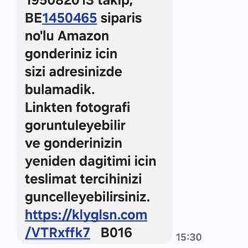 Teslimat Denemesi Yapılmadığına Rağmen Evde Yok Bildirimi