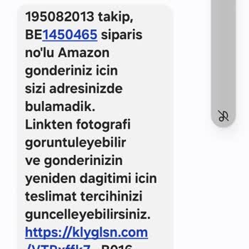 Teslimat Denemesi Yapılmadığına Rağmen Evde Yok Bildirimi