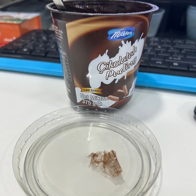 A101 Milkten Çikolatalı Pudingde Plastik Jelatin Parçası Bulunması Ve Boğulma Tehlikesi