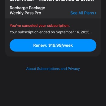 Need ShortMax Subscription And Refund