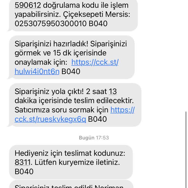 Çiçek Sepeti Teslim Edildi Bildirimi Yanıltıcı, Doğum Günü Çiçeği Gelmedi