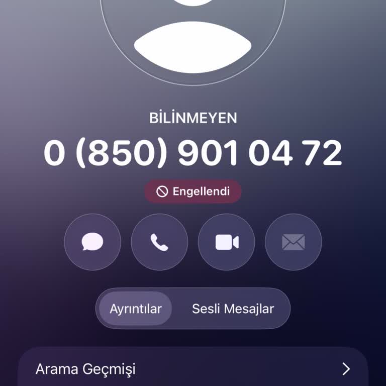 İzin Almadan Gelen Tanımsız Çağrı Ve Numara Silme Talebi