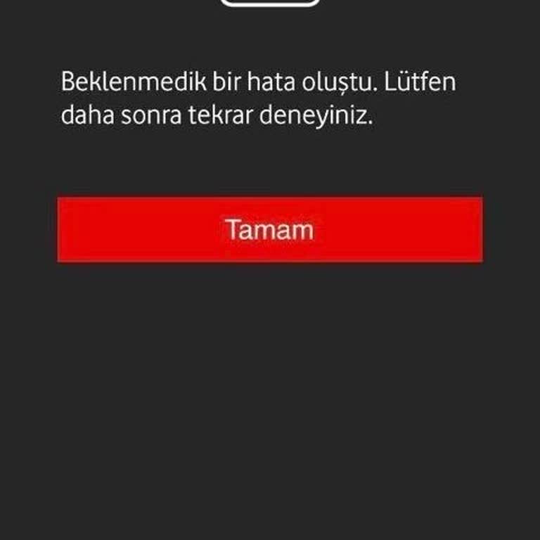 Yanlış Bir Şeyler Gitti Hatası İle Tarife Oluşturamama Sorunu