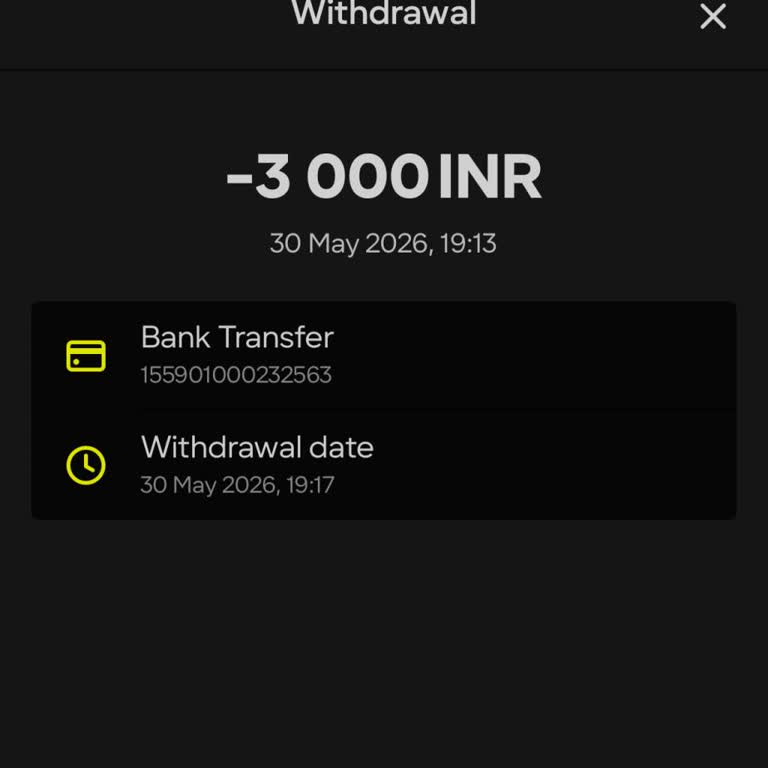 Parimatch Withdrawal Failed After I Entered the Wrong Bank Account Number