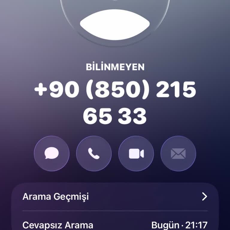 Geç Saatlerde Gelen Bilinmeyen Arama Şikayeti