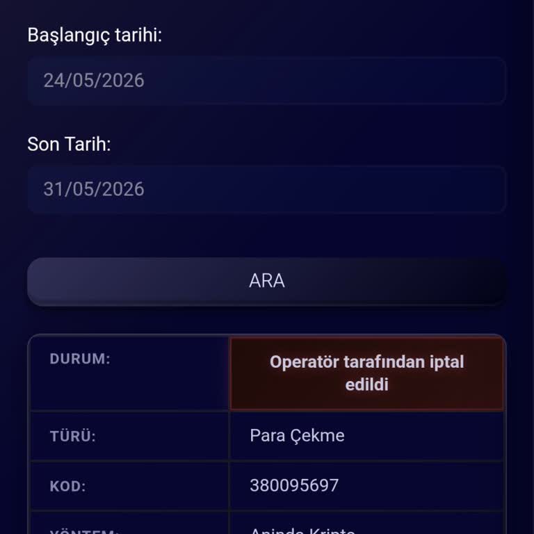 Dedebet’te Çekim Talebi Onaylanmadı ve Bakiyem Keyfi Olarak Silindi
