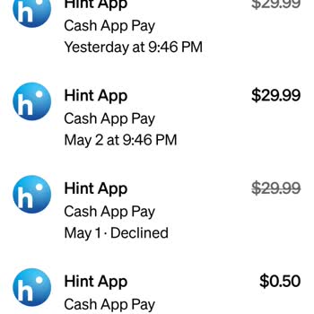I Need a Refund for a Year of Unauthorized Hint App Payments