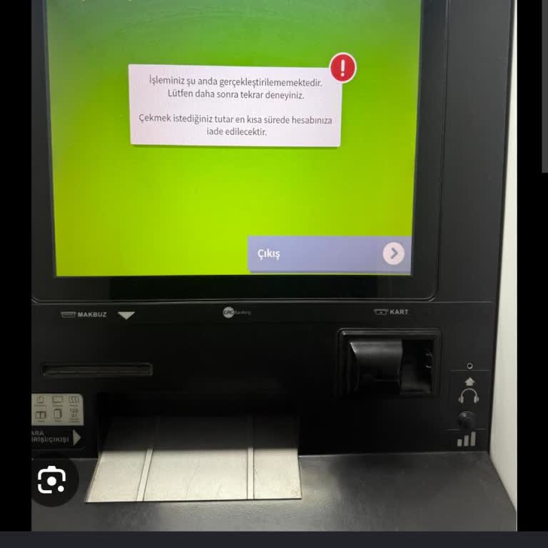 Garanti BBVA Kartıma Para Yatırma İşlemi Sürekli Hata Veriyor