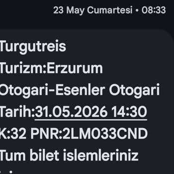 Turgutreis Turizm Otobüsün İçi Hijyen Açısından Son Derece Kötü Durumda