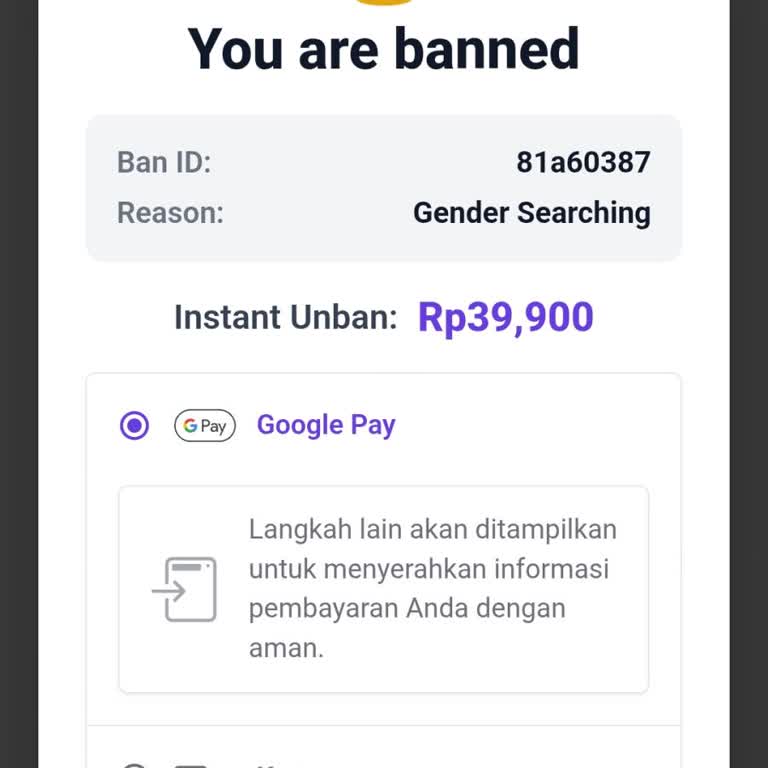 Umingle Banned My Account for "Gender Searching" While I Was Having Normal Conversations