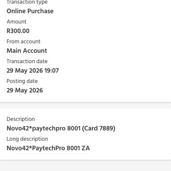 1Win Took R300 From My Capitec Account but Never Credited It to My Balance