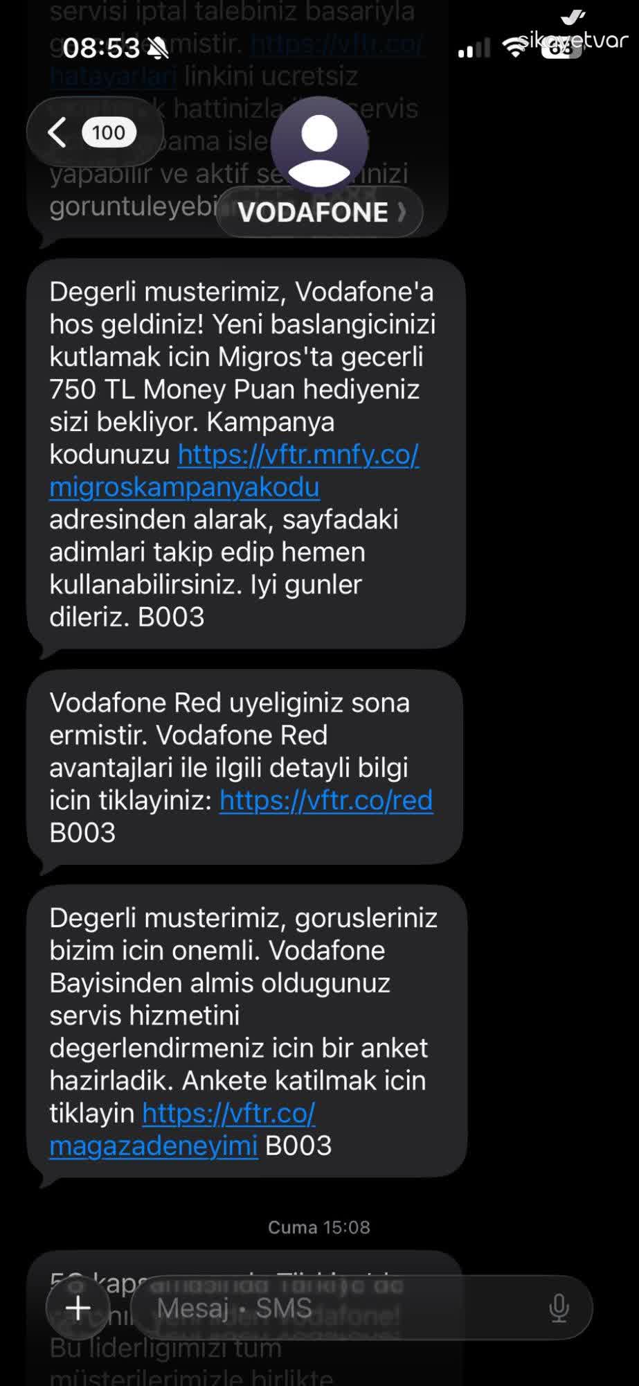 最終価格iPhone12Pro128GBジャンクWi-FiBluetooth不良 Çözüldü: Vodafone'da 750 TL Money Puan Bildirimi Hatalı, Açıklama